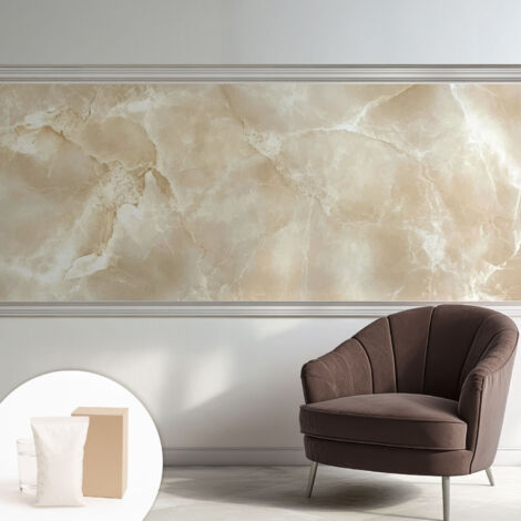 Carta Da Parati Con Design Moderno - Per Rinnovamento Rapido - Non-Woven - Per Interni Moderni Pietra naturale 250x104 cm