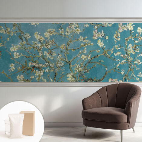 Carta Da Parati Con Design Moderno - Per Rinnovamento Rapido - Non-Woven - Per Interni Moderni Rami svolazzanti 250x104 cm