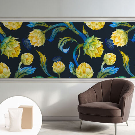 Carta Da Parati Con Design Moderno - Per Rinnovamento Rapido - Non-Woven - Per Interni Moderni Virtuoso delle piante 250x104 cm