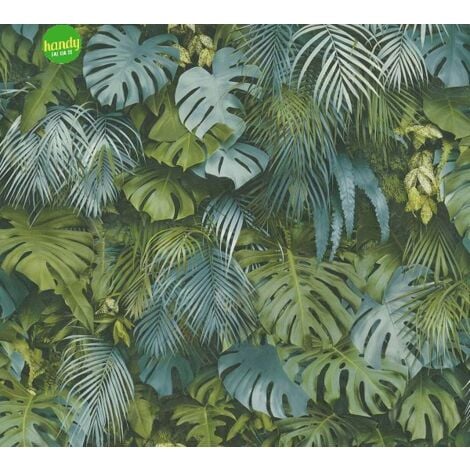 A.S. CREATIONS Carta da parati effeline tropical verde