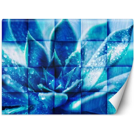 Carta Da Parati, Fiore blu - 450x315