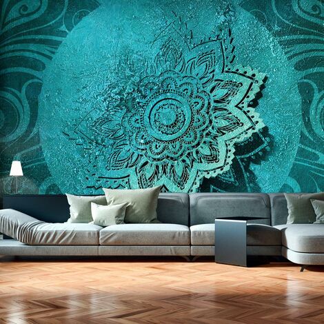Carta Da Parati Fotomurale - Azure Flower 100x70cm Erroi