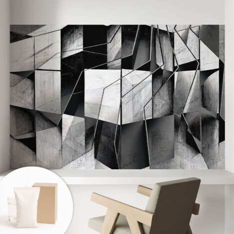 Carta Da Parati - Fotomurale In Vlies - per Decorazione pareti - Per La Cucina Camera Da Letto Per La Soggiorno Astrazione geometrica 104x70 cm
