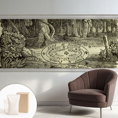 Carta Da Parati - Fotomurale In Vlies - per Decorazione pareti - Per La Cucina Camera Da Letto Per La Soggiorno cerchio magico 250x104 cm