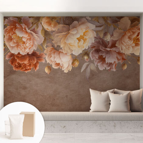 Carta Da Parati - Fotomurale In Vlies - per Decorazione pareti - Per La Cucina Camera Da Letto Per La Soggiorno Eleganza floreale 208x146 cm