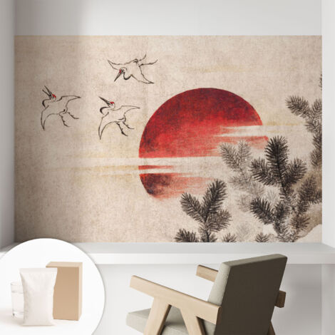 Carta Da Parati - Fotomurale In Vlies - per Decorazione pareti - Per La Cucina Camera Da Letto Per La Soggiorno Foresta Est 104x70 cm