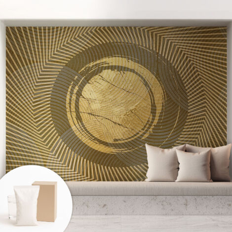 Carta Da Parati - Fotomurale In Vlies - per Decorazione pareti - Per La Cucina Camera Da Letto Per La Soggiorno Linee radianti 208x146 cm