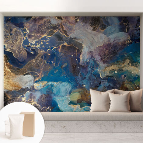 Carta Da Parati - Fotomurale In Vlies - per Decorazione pareti - Per La Cucina Camera Da Letto Per La Soggiorno Mosaico cosmico 208x146 cm