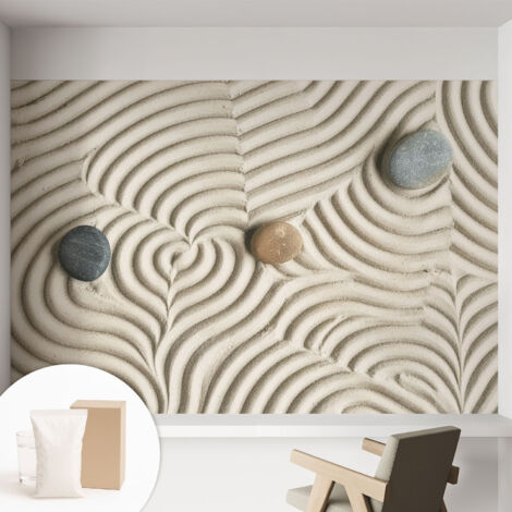 Carta Da Parati - Fotomurale In Vlies - per Decorazione pareti - Per La Cucina Camera Da Letto Per La Soggiorno onde armoniche 152x104 cm