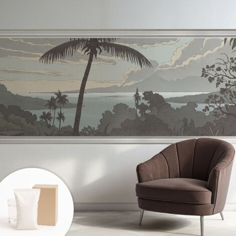 Carta Da Parati - Fotomurale In Vlies - per Decorazione pareti - Per La Cucina Camera Da Letto Per La Soggiorno Paesaggio esotico 250x104 cm