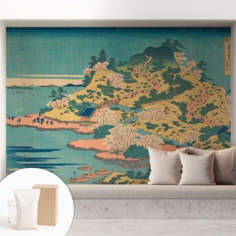 Carta Da Parati - Fotomurale In Vlies - per Decorazione pareti - Per La Cucina Camera Da Letto Per La Soggiorno paesaggio giapponese 208x146 cm