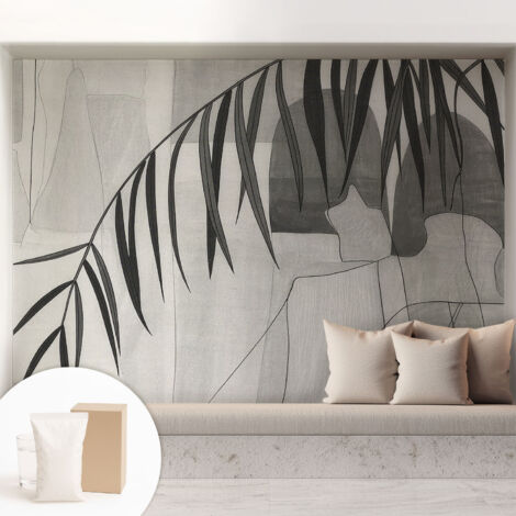 Carta Da Parati - Fotomurale In Vlies - per Decorazione pareti - Per La Cucina Camera Da Letto Per La Soggiorno Palma astratta 208x146 cm