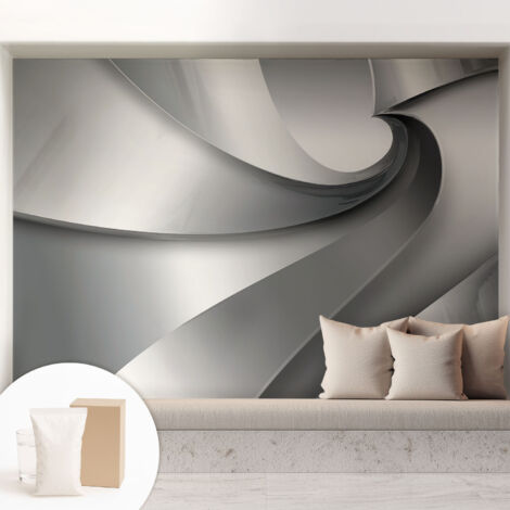 Carta Da Parati - Fotomurale In Vlies - per Decorazione pareti - Per La Cucina Camera Da Letto Per La Soggiorno Spirali geometriche 208x146 cm