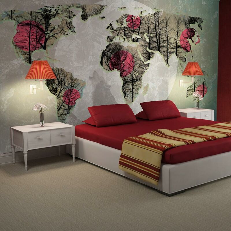 Erroi - Carta da Parati Fotomurale - Map Of The