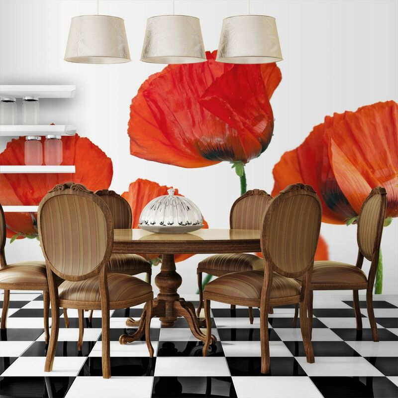 Erroi - Carta da Parati Fotomurale - Papaveri