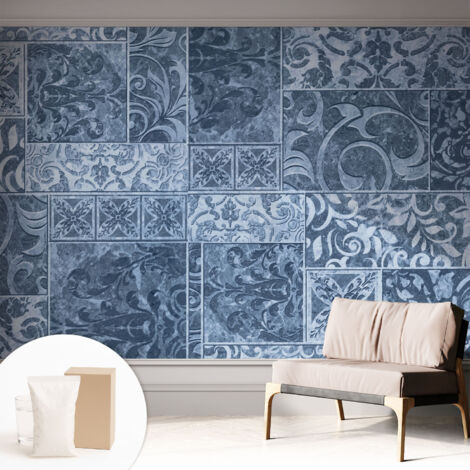 Carta Da Parati In Vlies Decorativa Per Pareti - Con Motivi Moderni - Con Colori Intensi - Per Ufficio Ornamenti per piante 312x219 cm