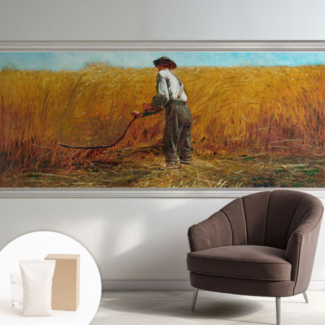 Carta Da Parati In Vlies Decorativa Per Pareti - Con Motivi Moderni - Con Colori Intensi - Per Ufficio Raccolto al sole 250x104 cm