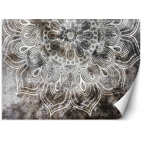 Carta Da Parati, Mandala Oriente Vintage Astratto - 400x280