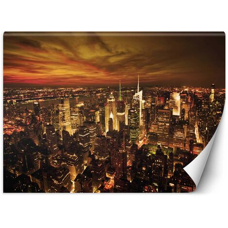 Carta Da Parati, Manhattan di mezzanotte - 400x280