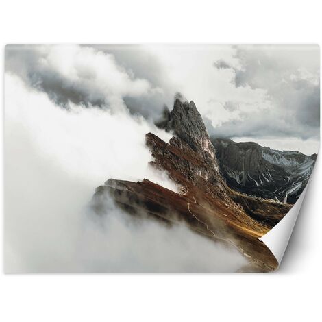 Carta Da Parati, Montagne tra le nuvole - 400x280