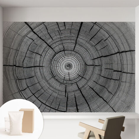 Carta Da Parati - Mural - Con Sala Da Pranzo - Camera Da Letto - Cameretta - Con Colla Gratuita Armonia della foresta 152x104 cm
