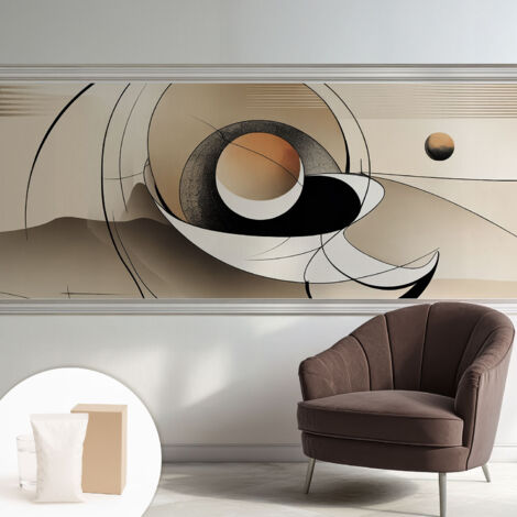Carta Da Parati - Mural - Con Sala Da Pranzo - Camera Da Letto - Cameretta - Con Colla Gratuita Astrazione armonica 250x104 cm