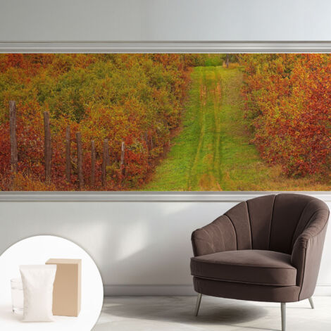 Carta Da Parati - Mural - Con Sala Da Pranzo - Camera Da Letto - Cameretta - Con Colla Gratuita Colori autunnali 250x104 cm