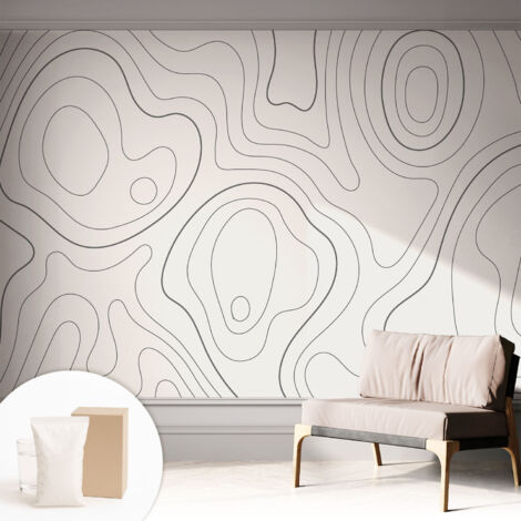 Carta Da Parati - Mural - Con Sala Da Pranzo - Camera Da Letto - Cameretta - Con Colla Gratuita Condotte fluidiche 312x219 cm