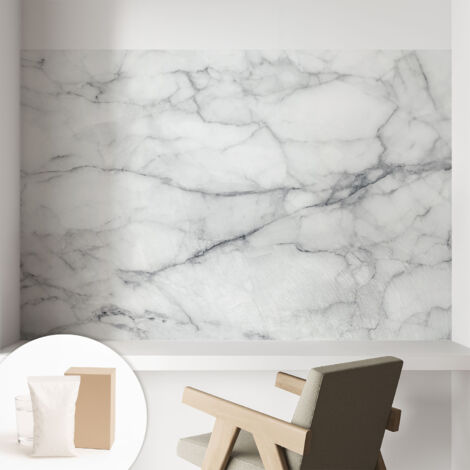 Carta Da Parati - Mural - Con Sala Da Pranzo - Camera Da Letto - Cameretta - Con Colla Gratuita Eleganza del marmo 104x70 cm