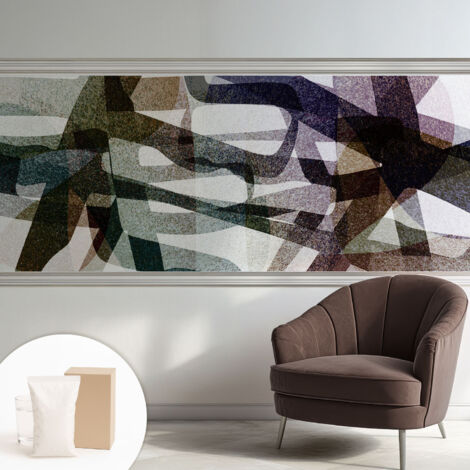 Carta Da Parati - Mural - Con Sala Da Pranzo - Camera Da Letto - Cameretta - Con Colla Gratuita Fiocchi colorati 250x104 cm