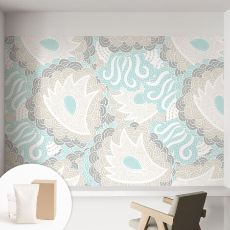 Carta Da Parati - Mural - Con Sala Da Pranzo - Camera Da Letto - Cameretta - Con Colla Gratuita Modelli astratti 152x104 cm