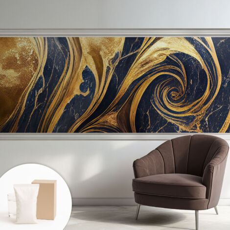Carta Da Parati - Mural - Con Sala Da Pranzo - Camera Da Letto - Cameretta - Con Colla Gratuita Motivi marmorizzati 250x104 cm