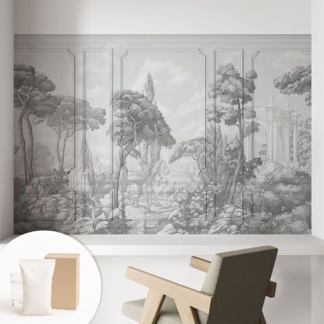 Carta Da Parati - Mural - Con Sala Da Pranzo - Camera Da Letto - Cameretta - Con Colla Gratuita Natura atmosferica 104x70 cm