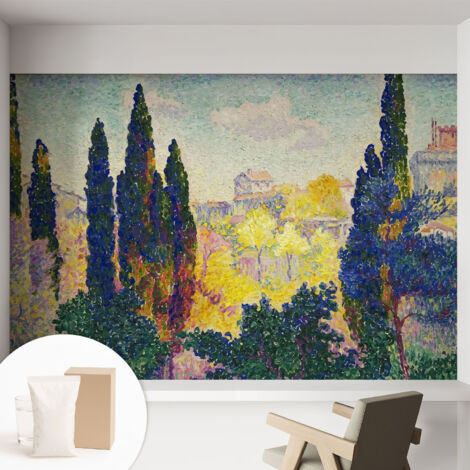 Carta Da Parati - Mural - Con Sala Da Pranzo - Camera Da Letto - Cameretta - Con Colla Gratuita Paesaggi impressionisti 152x104 cm