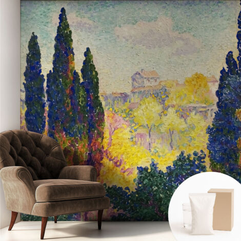 Carta Da Parati - Mural - Con Sala Da Pranzo - Camera Da Letto - Cameretta - Con Colla Gratuita Paesaggi impressionisti 250x250 cm