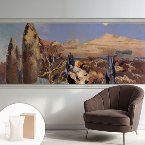 Carta Da Parati - Mural - Con Sala Da Pranzo - Camera Da Letto - Cameretta - Con Colla Gratuita Paesaggio forestale 250x104 cm