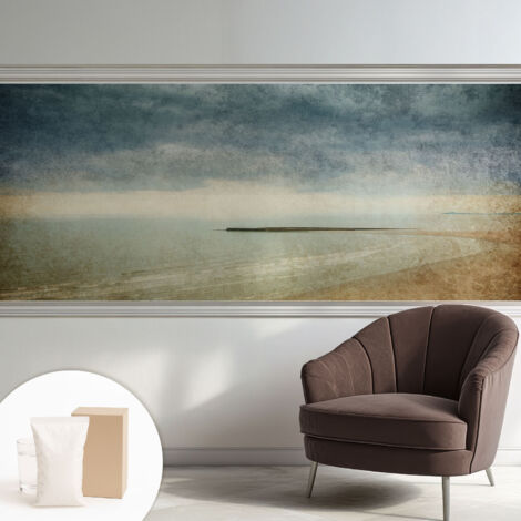 Carta Da Parati - Mural - Con Sala Da Pranzo - Camera Da Letto - Cameretta - Con Colla Gratuita Paesaggio nostalgico 250x104 cm