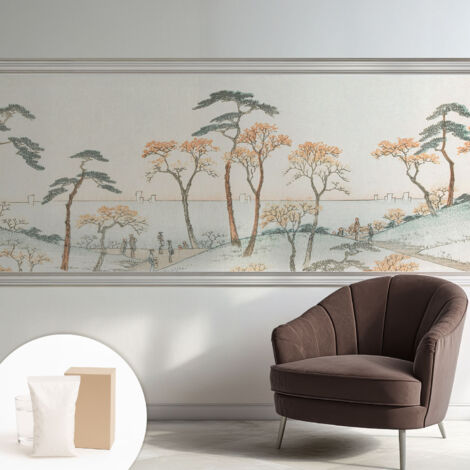 Carta Da Parati - Mural - Con Sala Da Pranzo - Camera Da Letto - Cameretta - Con Colla Gratuita Paesaggio tranquillo 250x104 cm