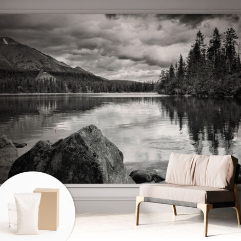 Carta Da Parati - Mural - Con Sala Da Pranzo - Camera Da Letto - Cameretta - Con Colla Gratuita panorama montano 312x219 cm