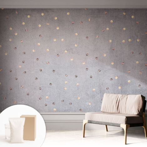 Carta Da Parati - Mural - Con Sala Da Pranzo - Camera Da Letto - Cameretta - Con Colla Gratuita punti simmetrici 312x219 cm