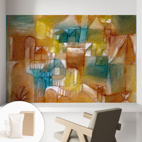 Carta Da Parati - Mural - Con Sala Da Pranzo - Camera Da Letto - Cameretta - Con Colla Gratuita Strutture geometriche 104x70 cm