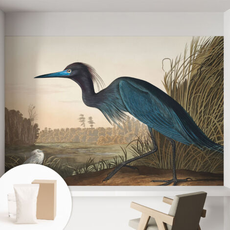 Carta Da Parati - Mural - Con Sala Da Pranzo - Camera Da Letto - Cameretta - Con Colla Gratuita Uccelli acquatici 152x104 cm