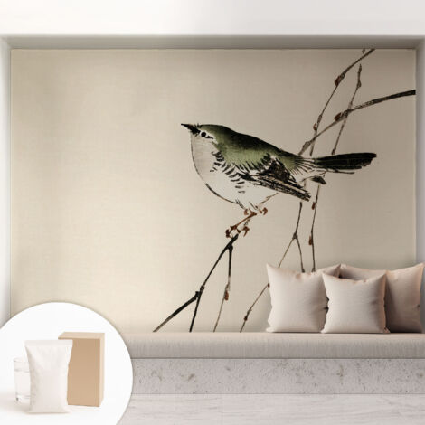 Carta Da Parati - Mural - Con Sala Da Pranzo - Camera Da Letto - Cameretta - Con Colla Gratuita Uccello armonioso 208x146 cm