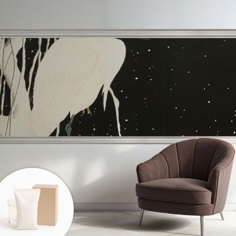 Carta Da Parati - Mural - Con Sala Da Pranzo - Camera Da Letto - Cameretta - Con Colla Gratuita Uccello invernale 250x104 cm