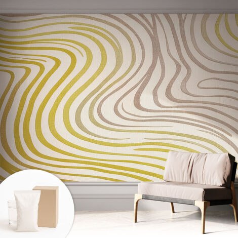 Carta Da Parati - Murale Alla Moda Decorazione - Camera Da Letto - Con Colla Gratuita Eleganza liquida 312x219 cm