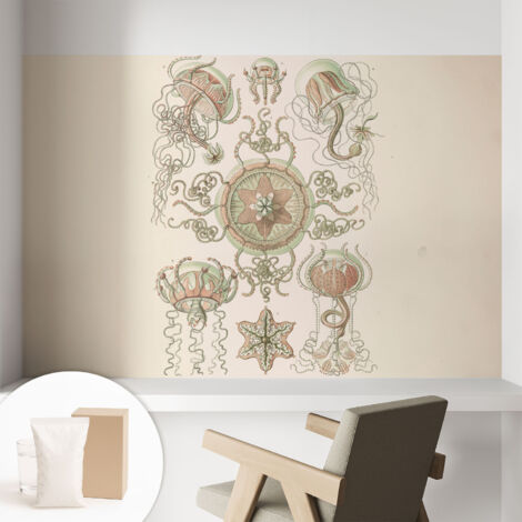 Carta Da Parati - Murale Alla Moda Decorazione - Camera Da Letto - Con Colla Gratuita Mondo sottomarino 104x70 cm