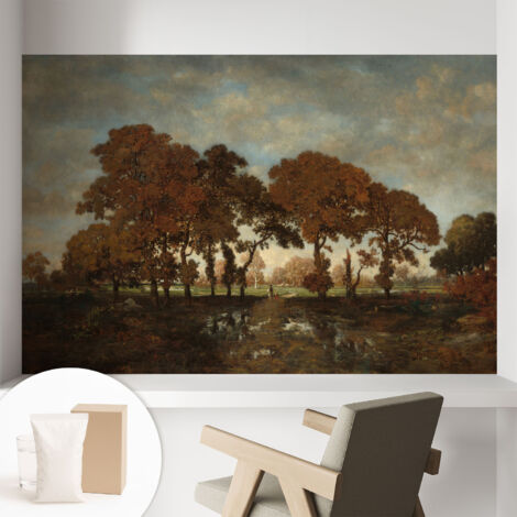 Carta Da Parati - Murale Alla Moda Decorazione - Camera Da Letto - Con Colla Gratuita Paesaggio idilliaco 104x70 cm