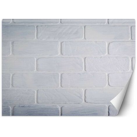 Carta Da Parati, Muro di mattoni bianchi Calcestruzzo - 200x140