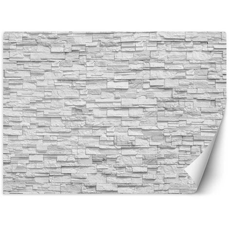 Carta Da Parati, Muro di pietra bianca muro - 150x105