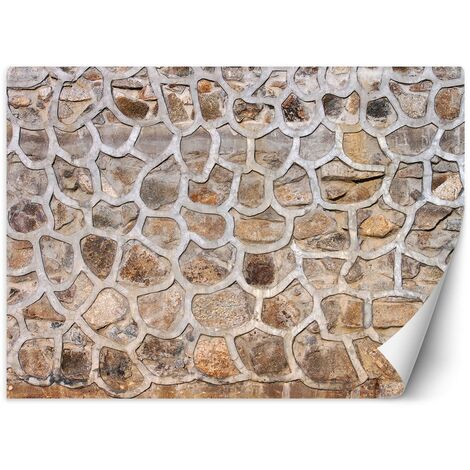 Carta Da Parati, Muro di pietra vintage - 100x70